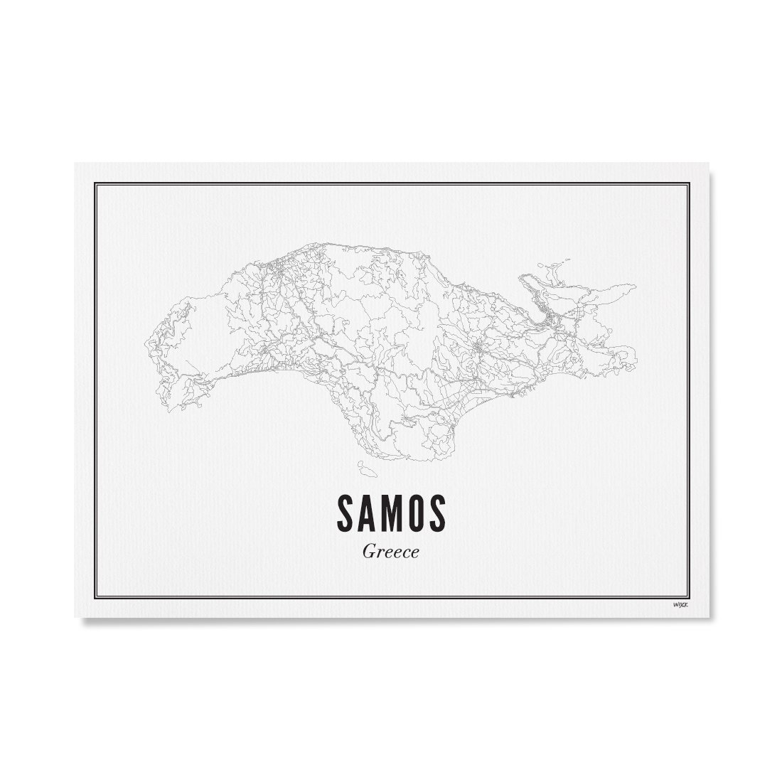 Poster van Samos | WIJCK. 