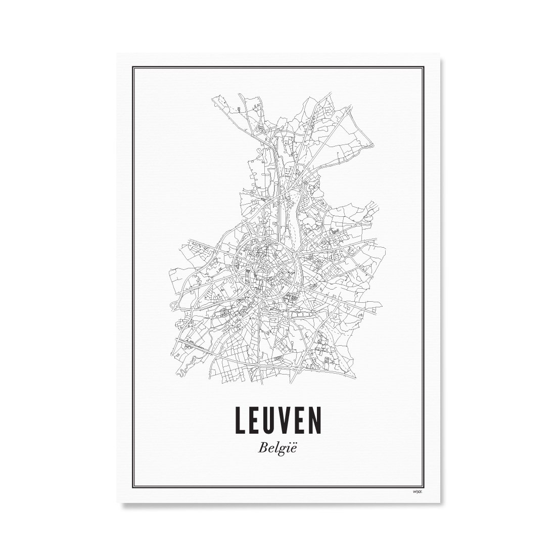 Poster of Leuven - Belgium | WIJCK.