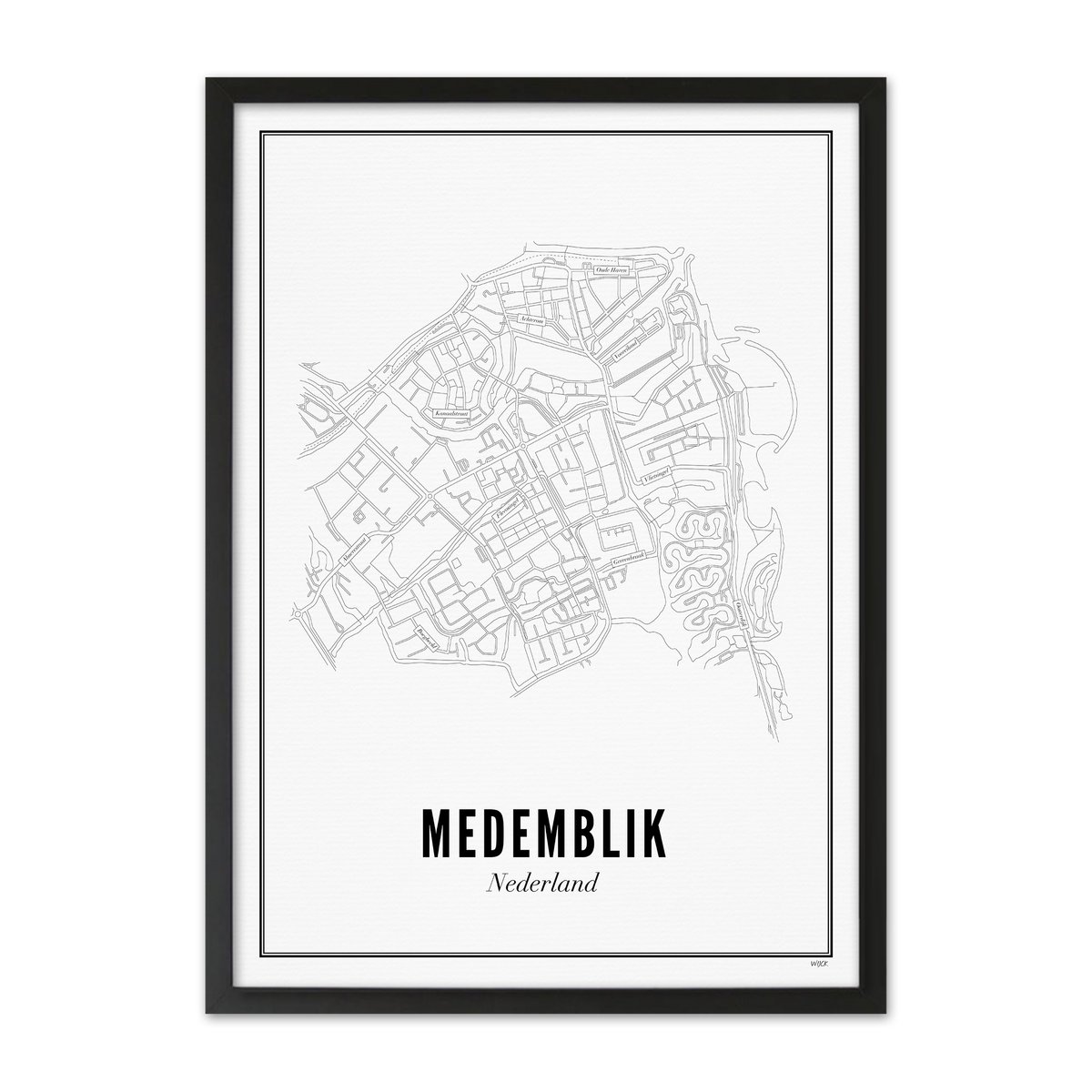 Poster von Medemblik - Stadt | WIJCK.