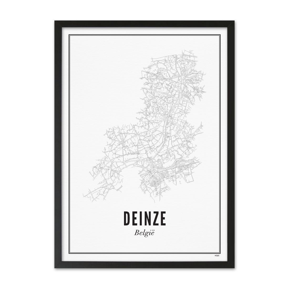 Poster von Deinze - City | WIJCK.