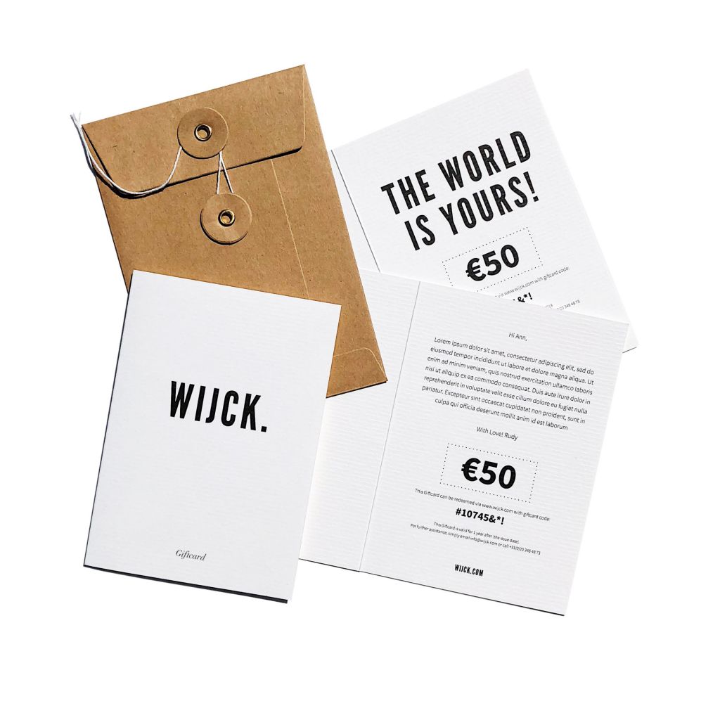 Cartes Cadeaux | WIJCK.