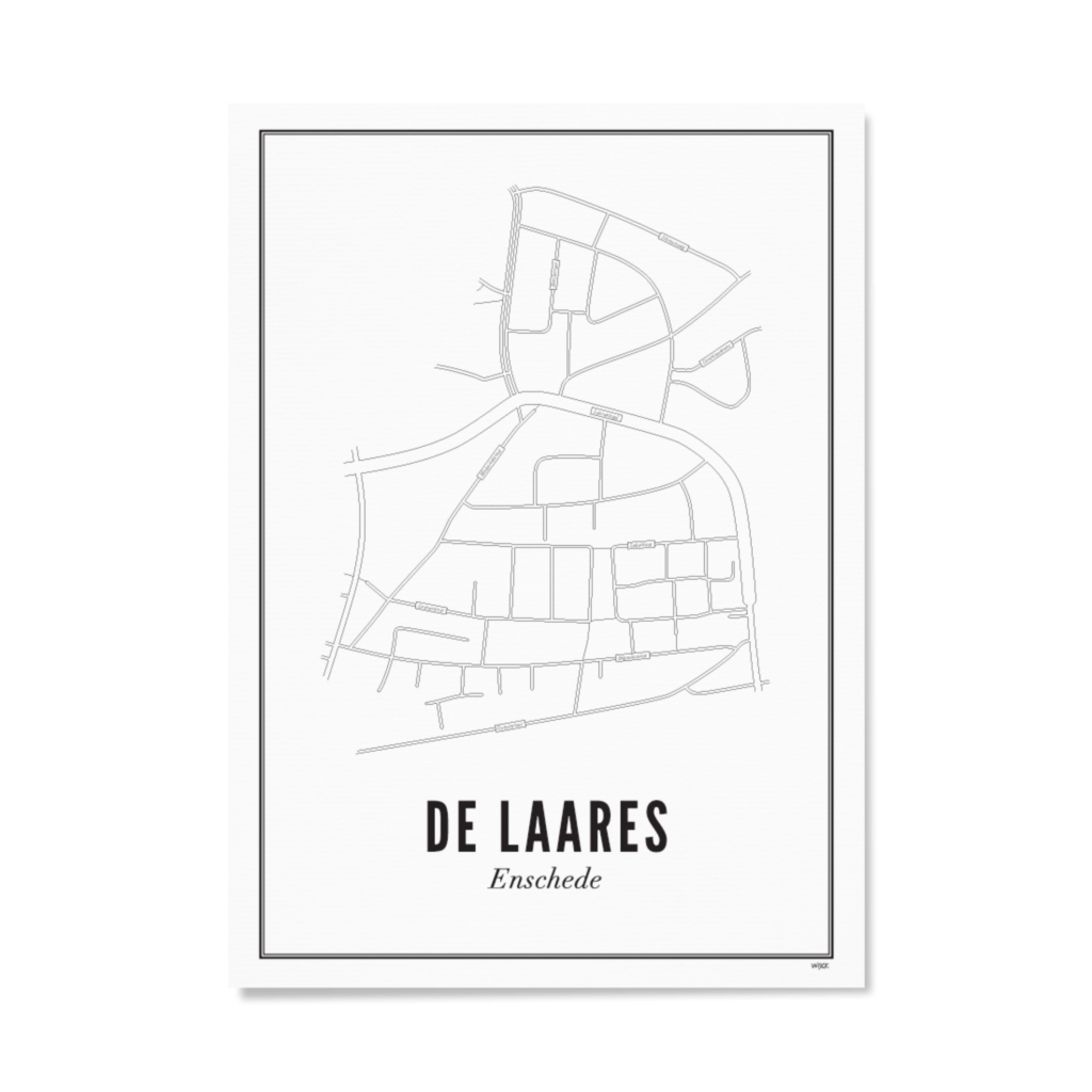 Poster of Enschede - De Laares | WIJCK.