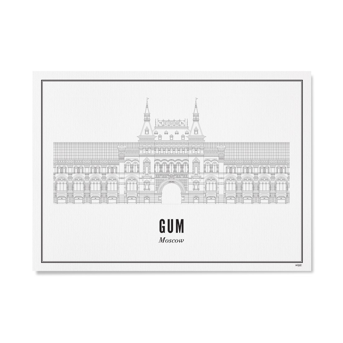 Poster of Moscow - GUM | WIJCK.