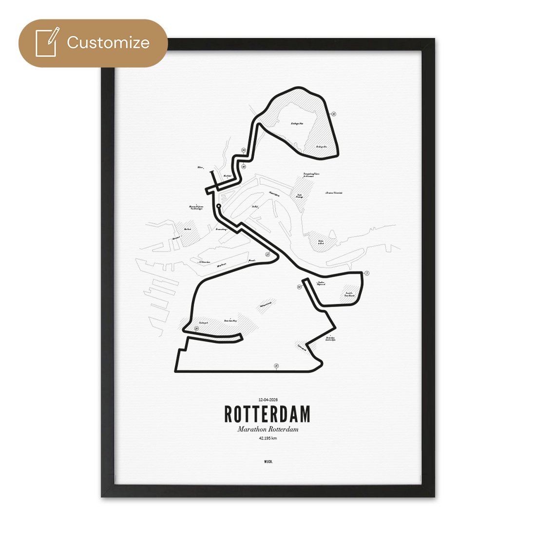 Poster of Marathon Rotterdam 2026 | WIJCK.