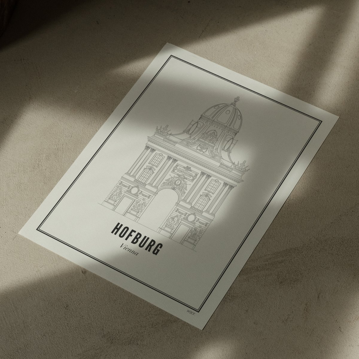 Affiches de Vienne - Hofburg | WIJCK.