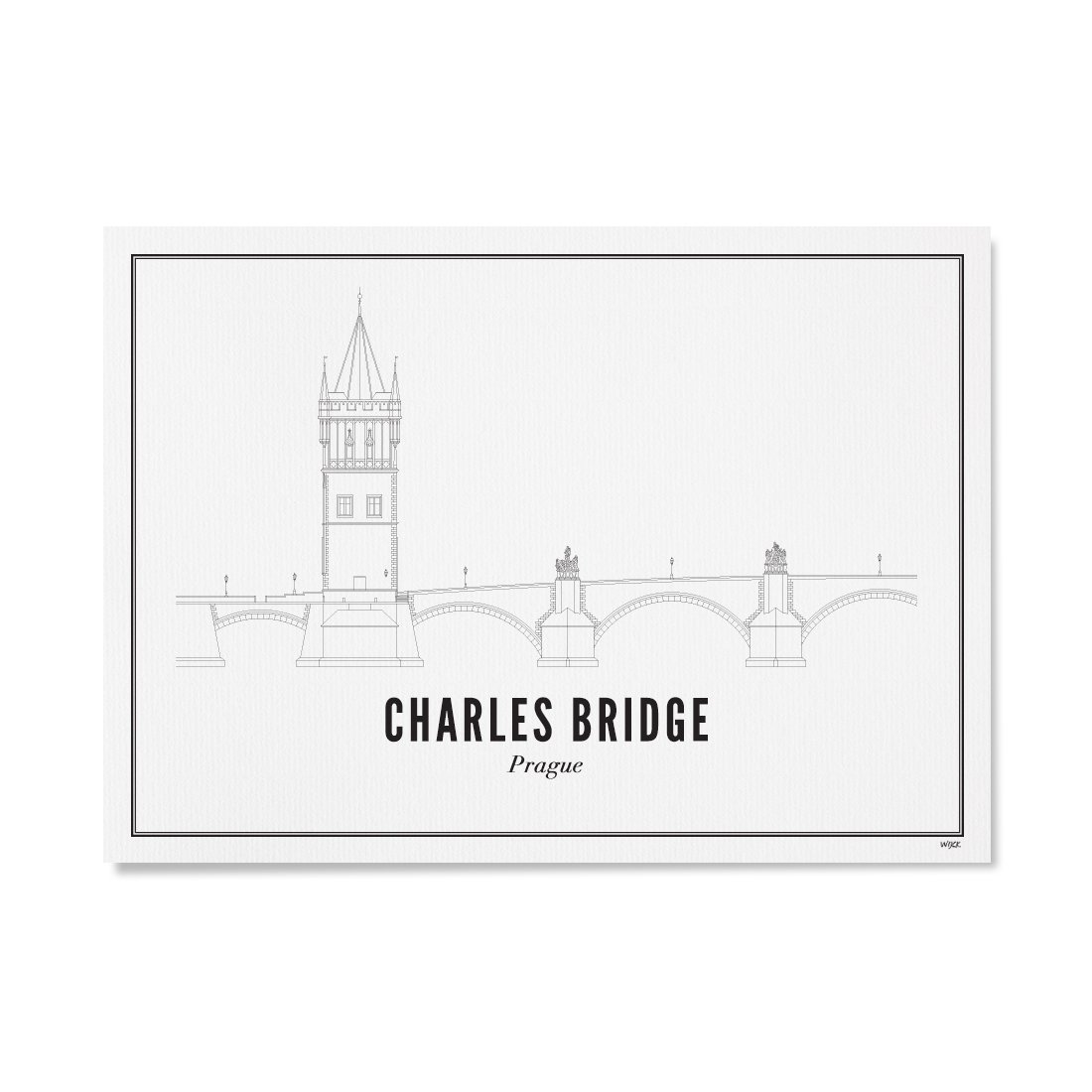 Affiches de Prague - Pont Charles | WIJCK.