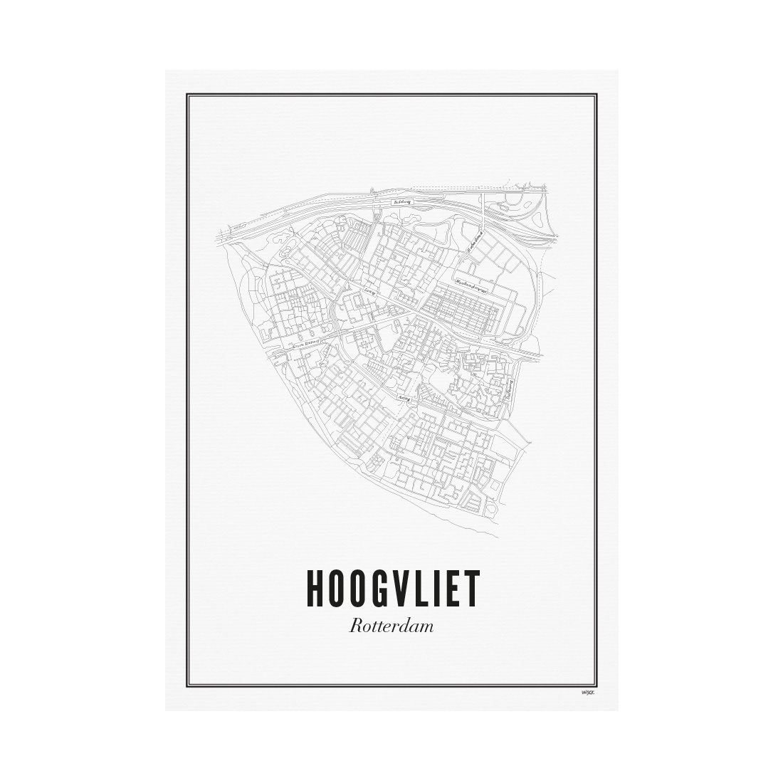 Affiches de Rotterdam - Hoogvliet | WIJCK.