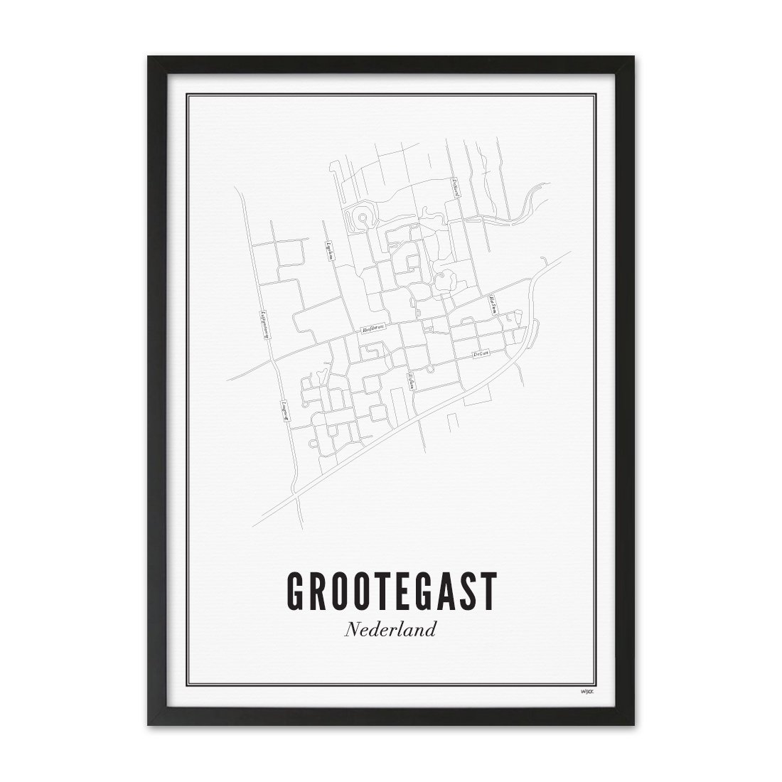 Poster von Grootegast | WIJCK.