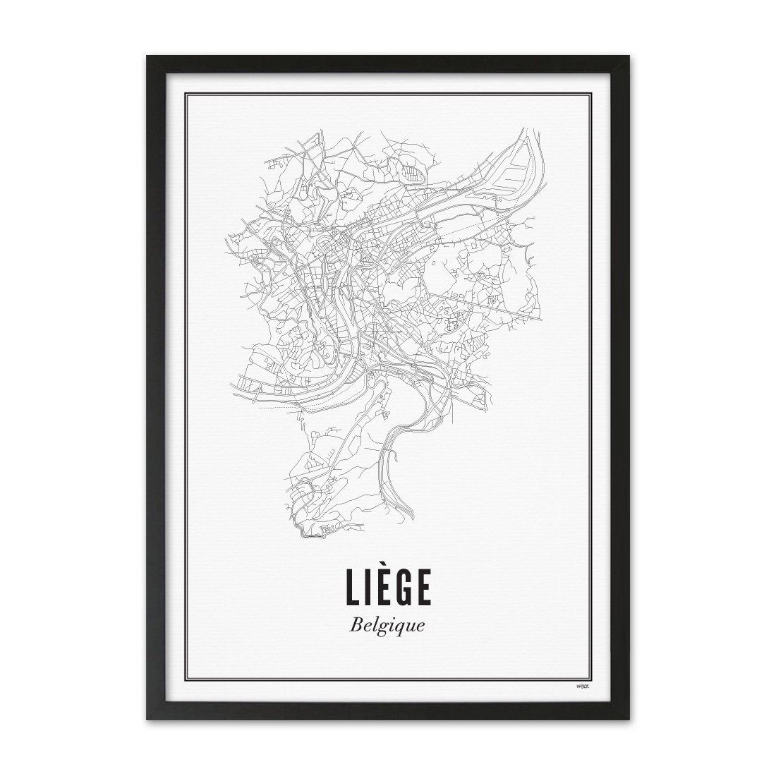 Poster von Liège - Stadt | WIJCK.