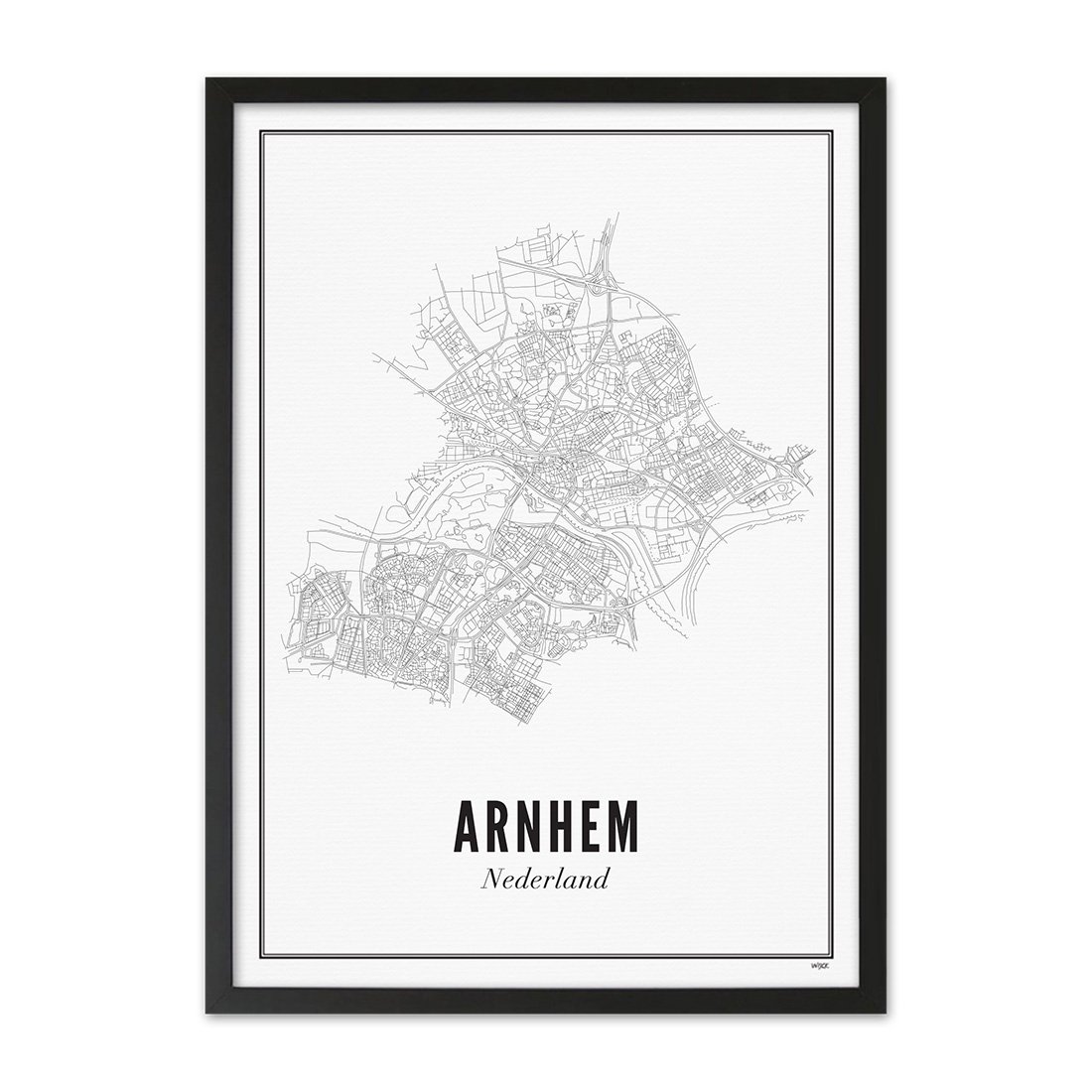 Poster von Arnhem - Stadt | WIJCK.