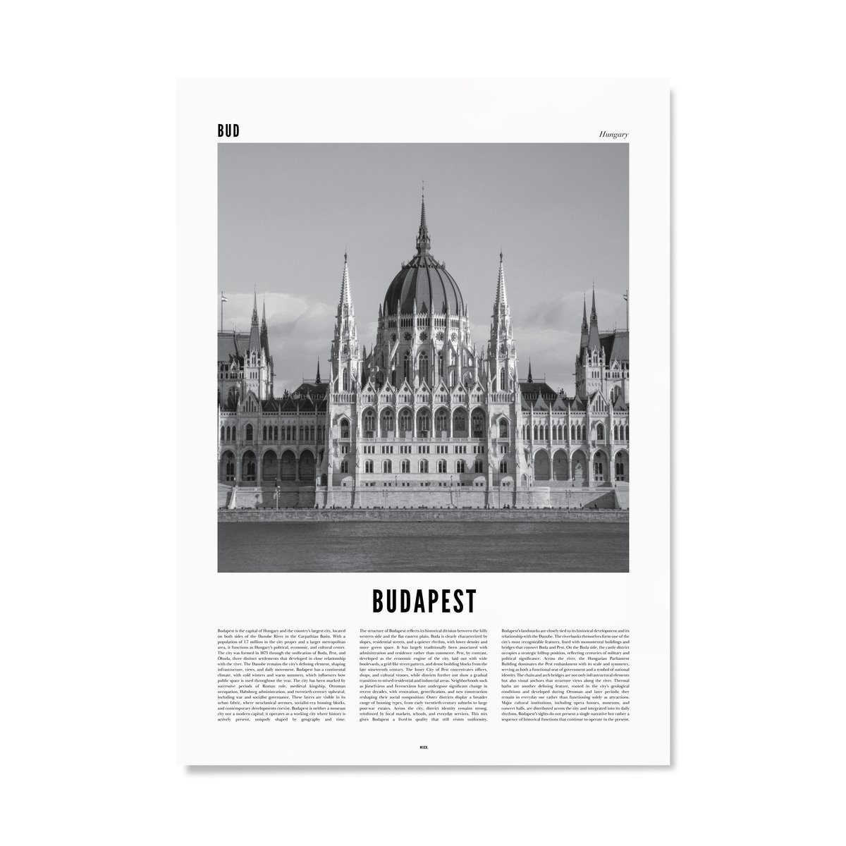 Affiches de Budapest | WIJCK.