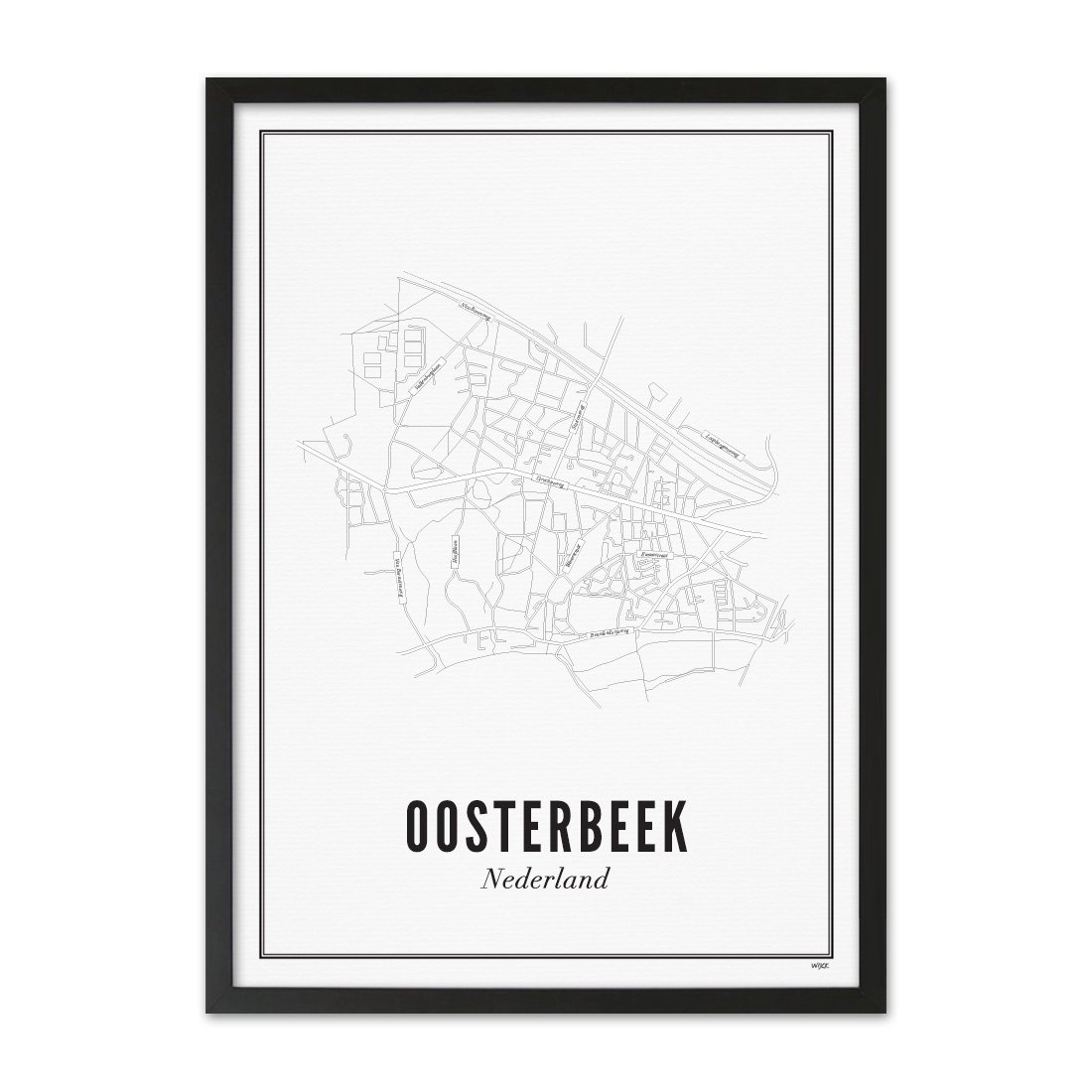 Poster of Oosterbeek - City | WIJCK.