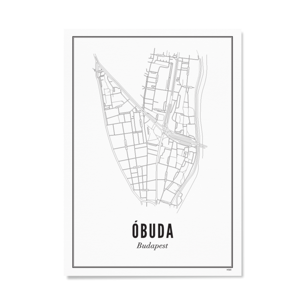 Poster of Budapest - Òbuda | WIJCK.