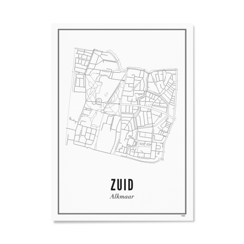 Affiches de Alkmaar - Zuid | WIJCK.