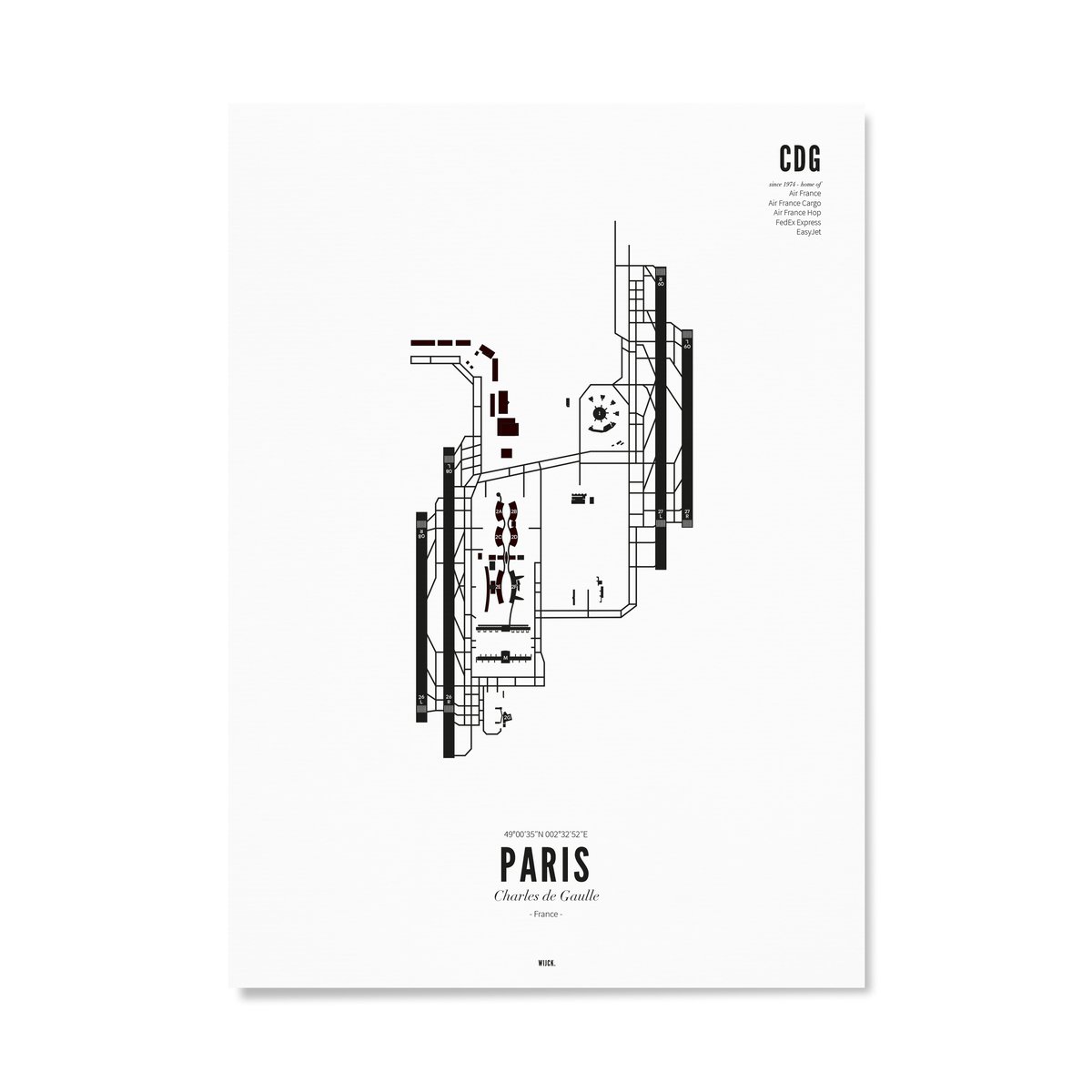 Affiches de Aéroport de Paris-Charles-de-Gaulle | WIJCK.