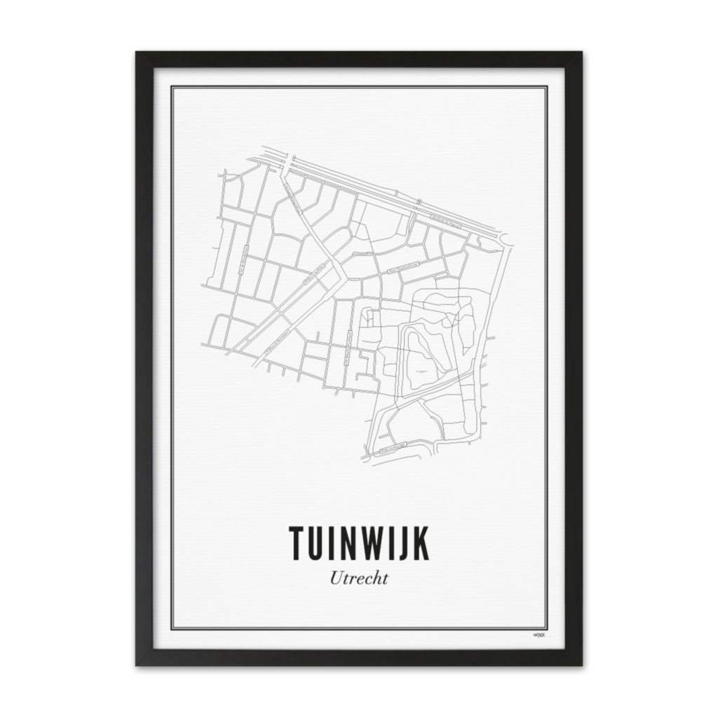 Poster von Utrecht - Tuinwijk | WIJCK.
