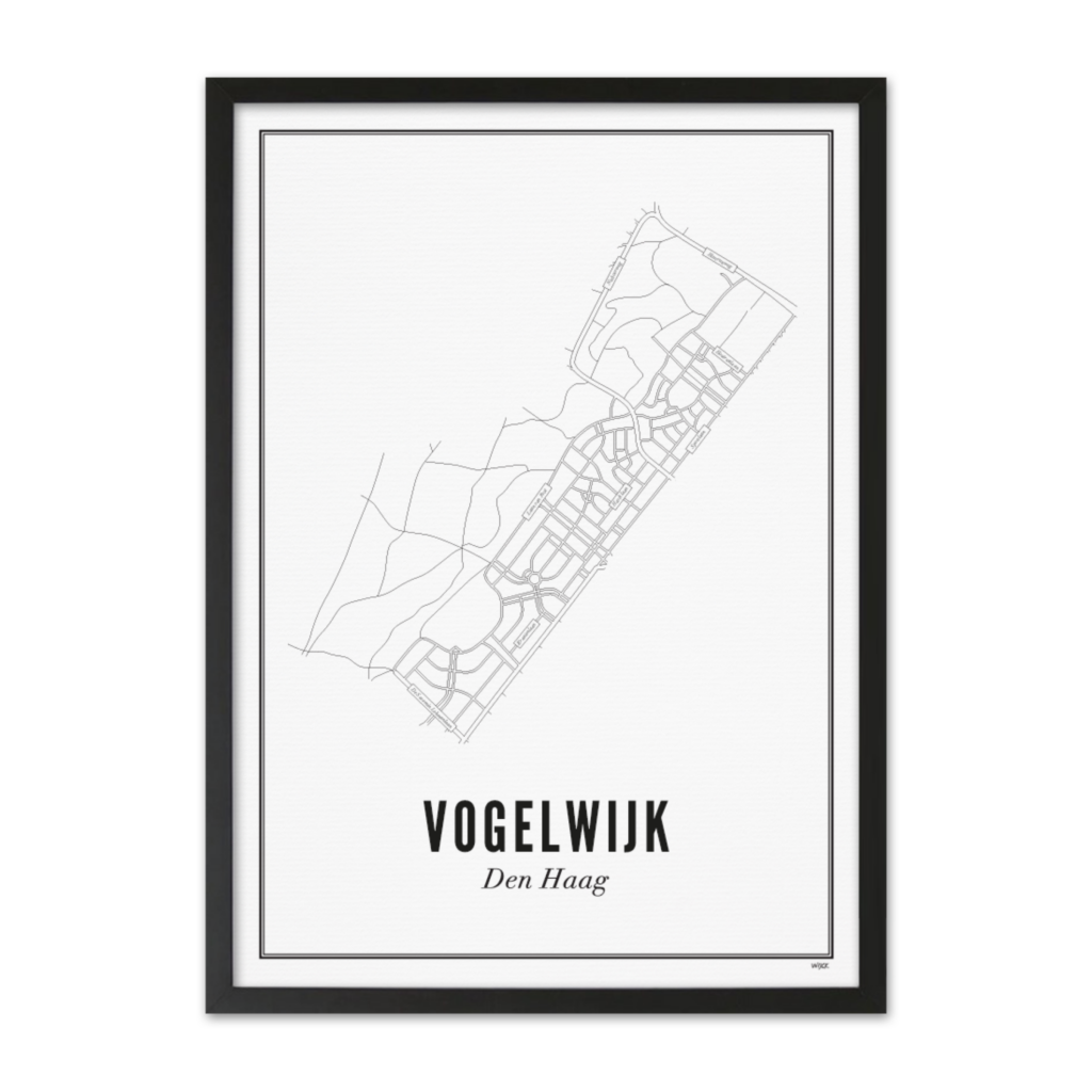 Poster of Den Haag - Vogelwijk | WIJCK.