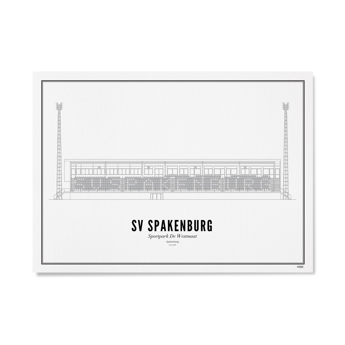 Poster van SV Spakenburg | WIJCK. 
