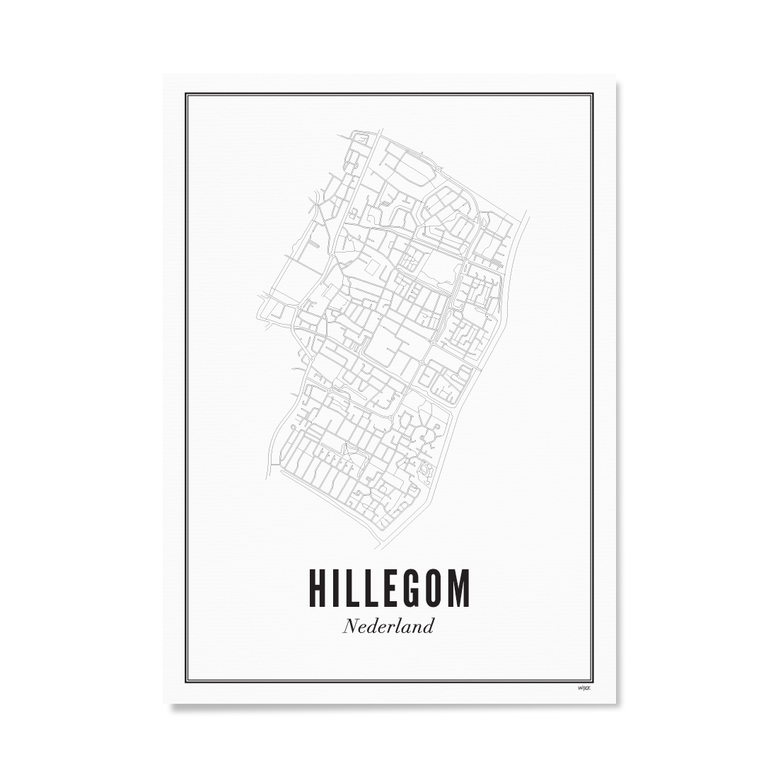 Poster von Hillegom - Stad | WIJCK.