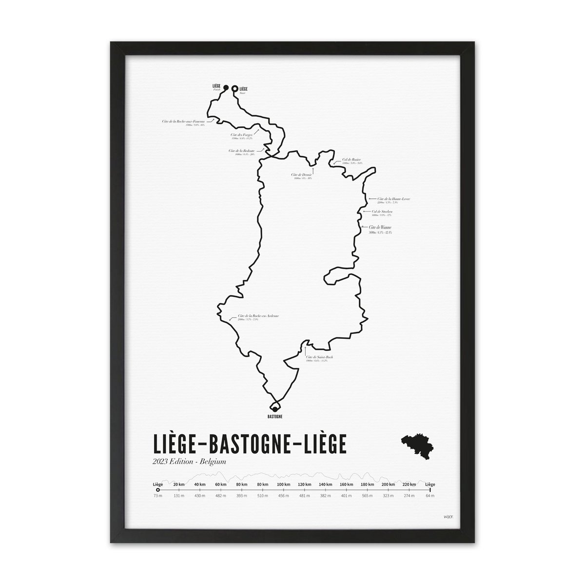 Poster van Luik-Bastenaken-Luik 2023 | WIJCK. 