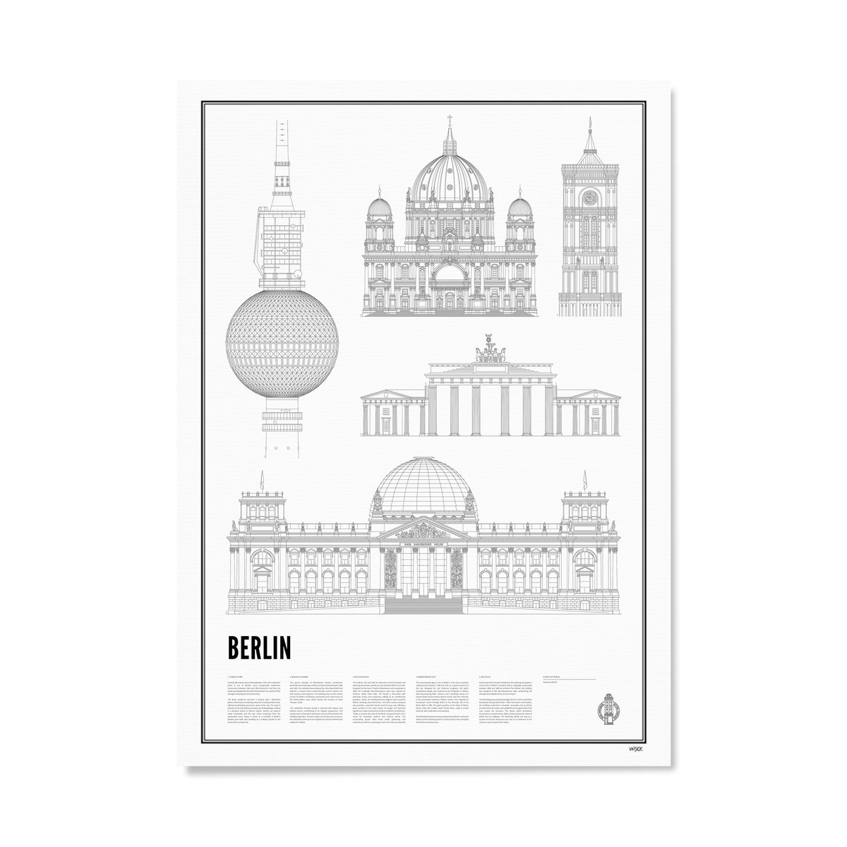 Affiches de Iconics of Berlin | WIJCK.