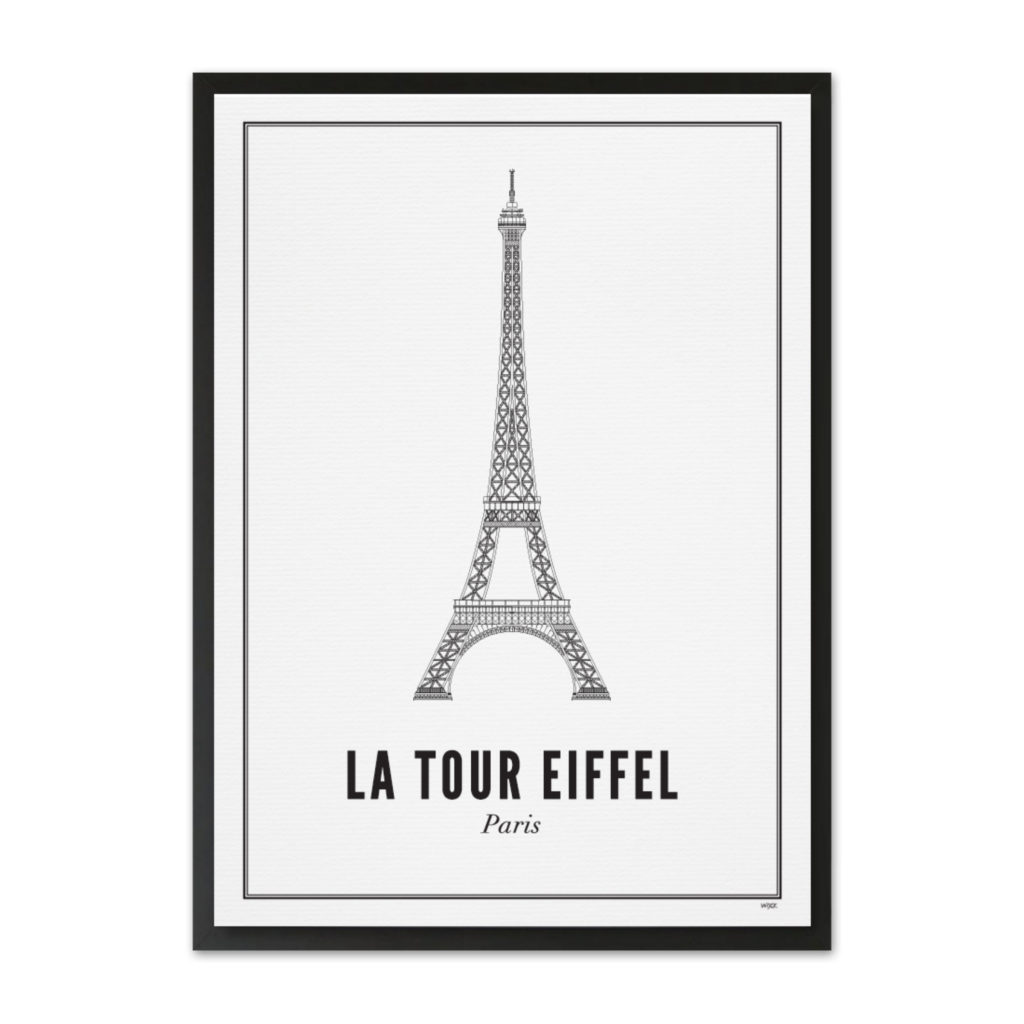Affiches de Paris - Eiffel Tower | WIJCK.