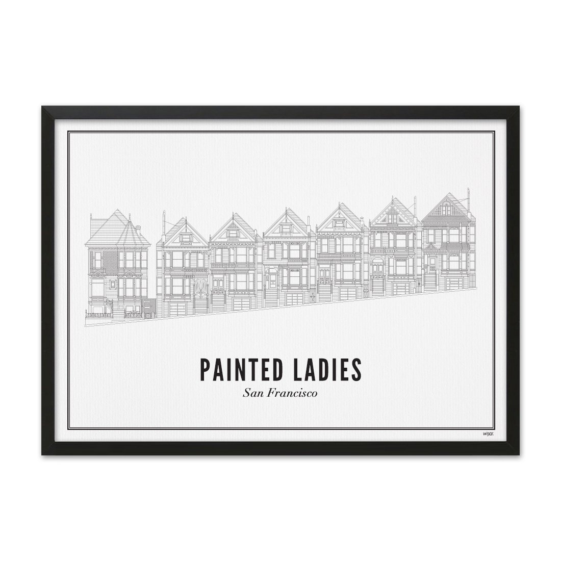 Affiches de San Francisco - Painted ladies | WIJCK.