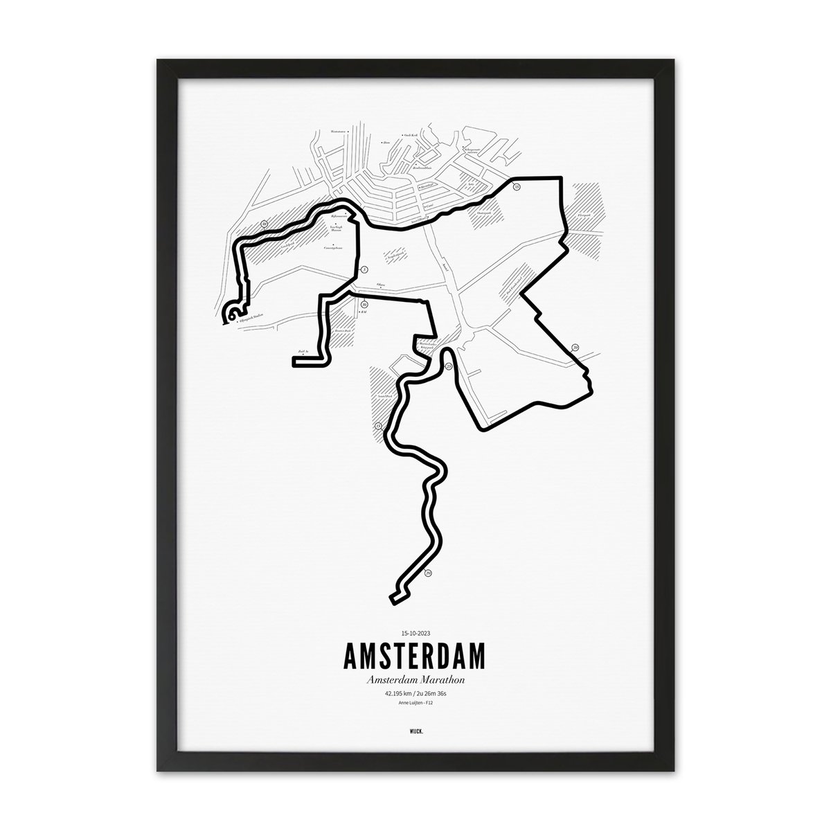 Poster von Marathon Amsterdam 2023 | WIJCK.