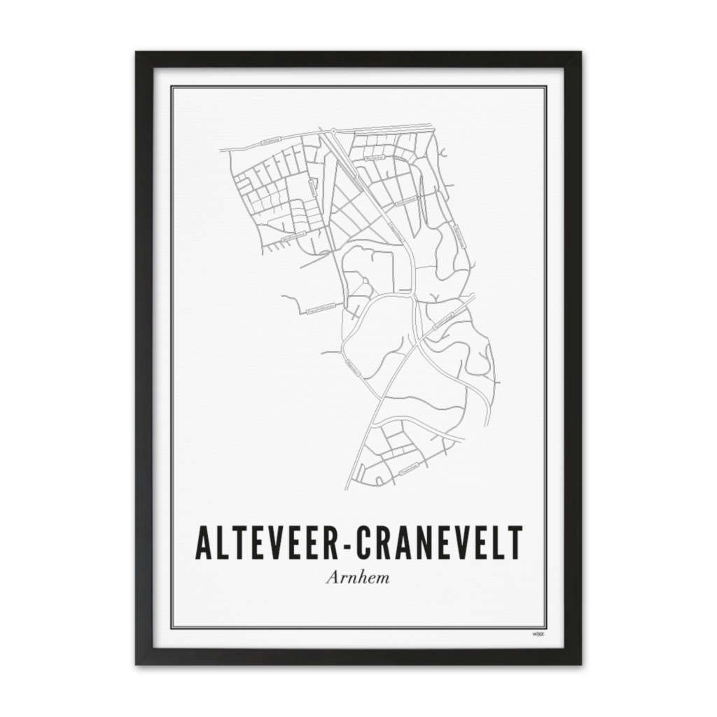 Poster von Arnhem - Alteveer en Craneveld | WIJCK.
