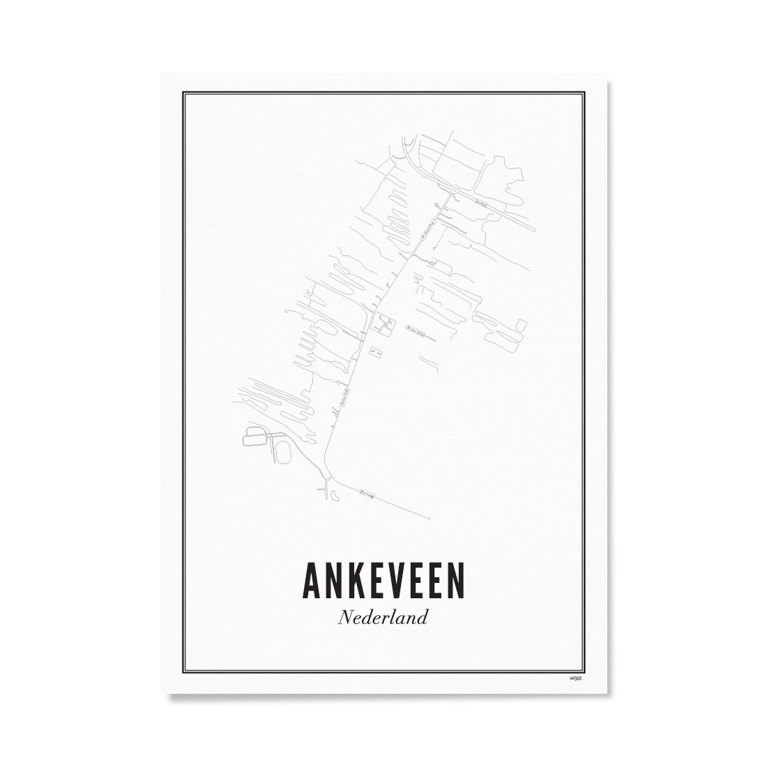 Poster of Ankeveen - Stad | WIJCK.