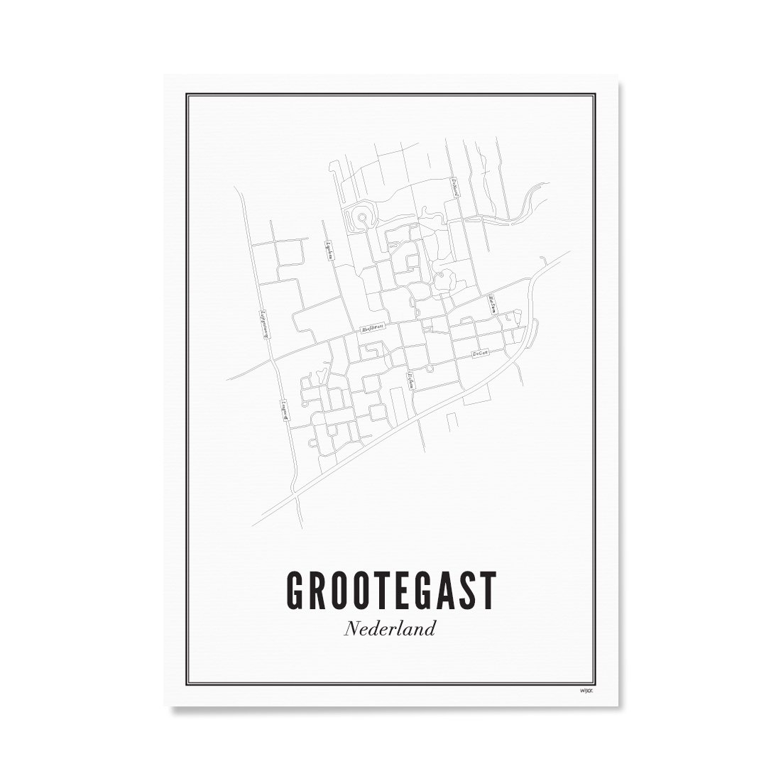 Poster von Grootegast | WIJCK.
