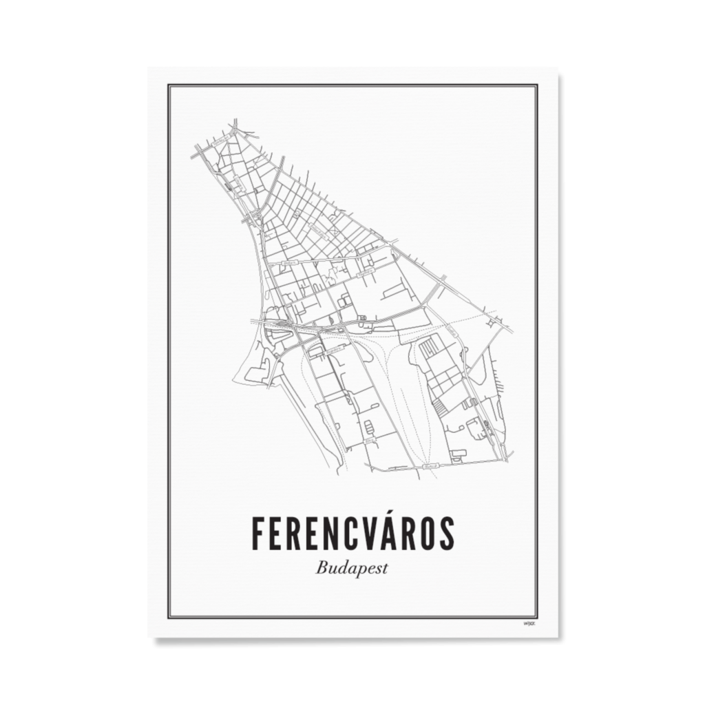 Affiches de Budapest - Ferencváros | WIJCK.
