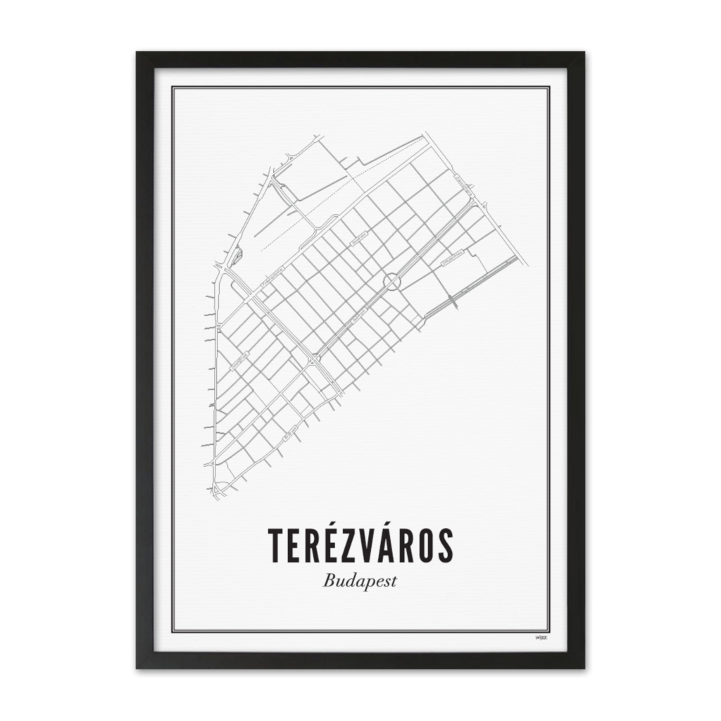 Poster of Budapest - Terézváros | WIJCK.