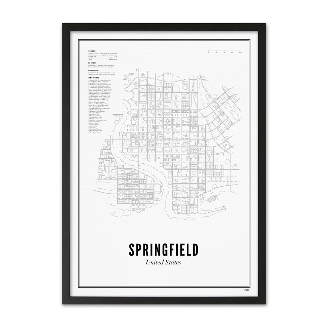 Poster van Springfield | WIJCK. 