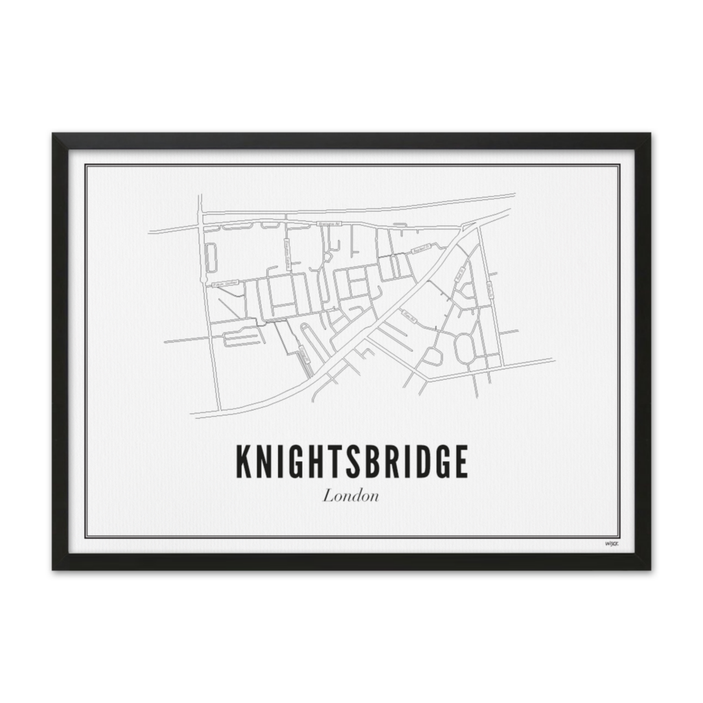 Poster von London - KnightsBridge | WIJCK.