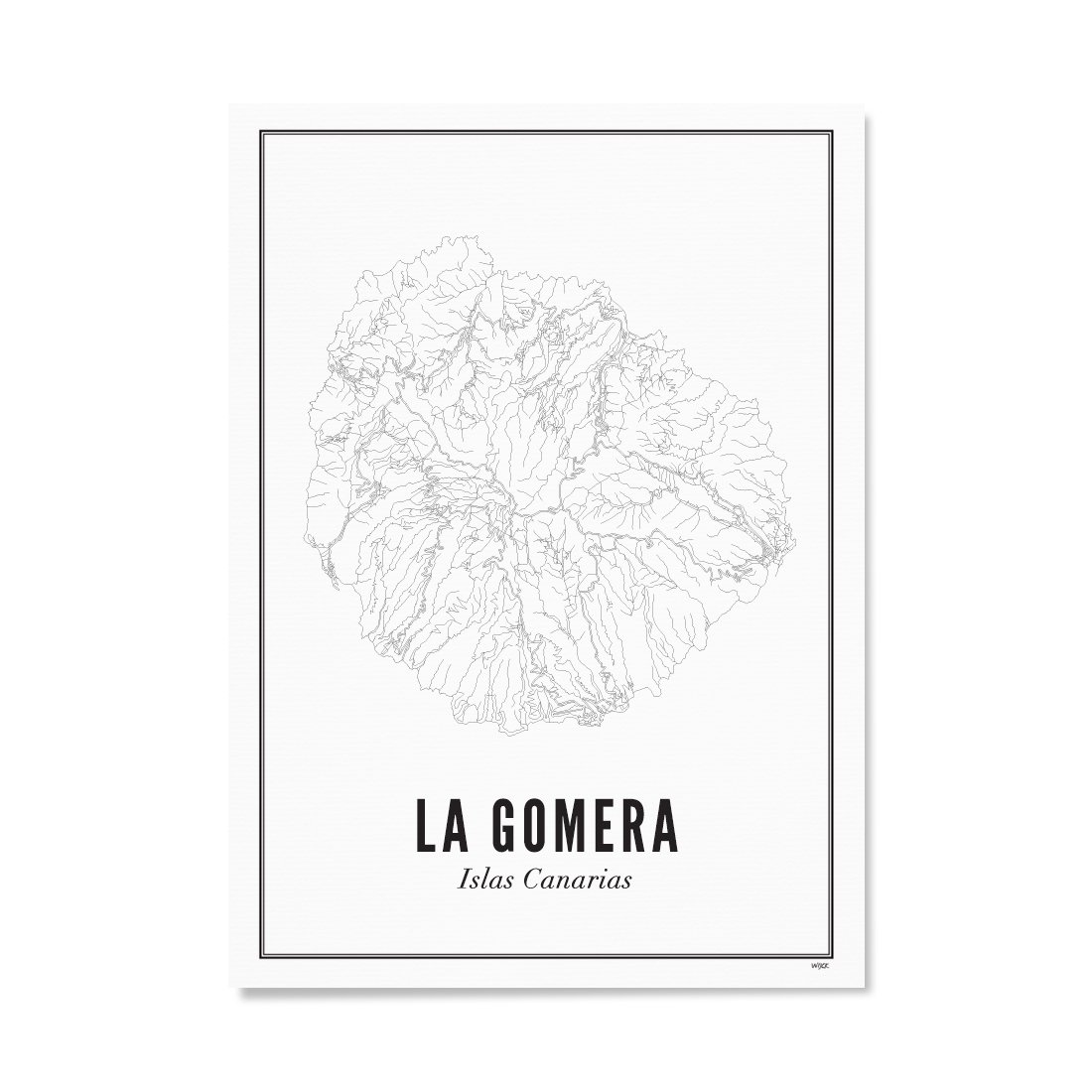 Poster van La Gomera | WIJCK. 