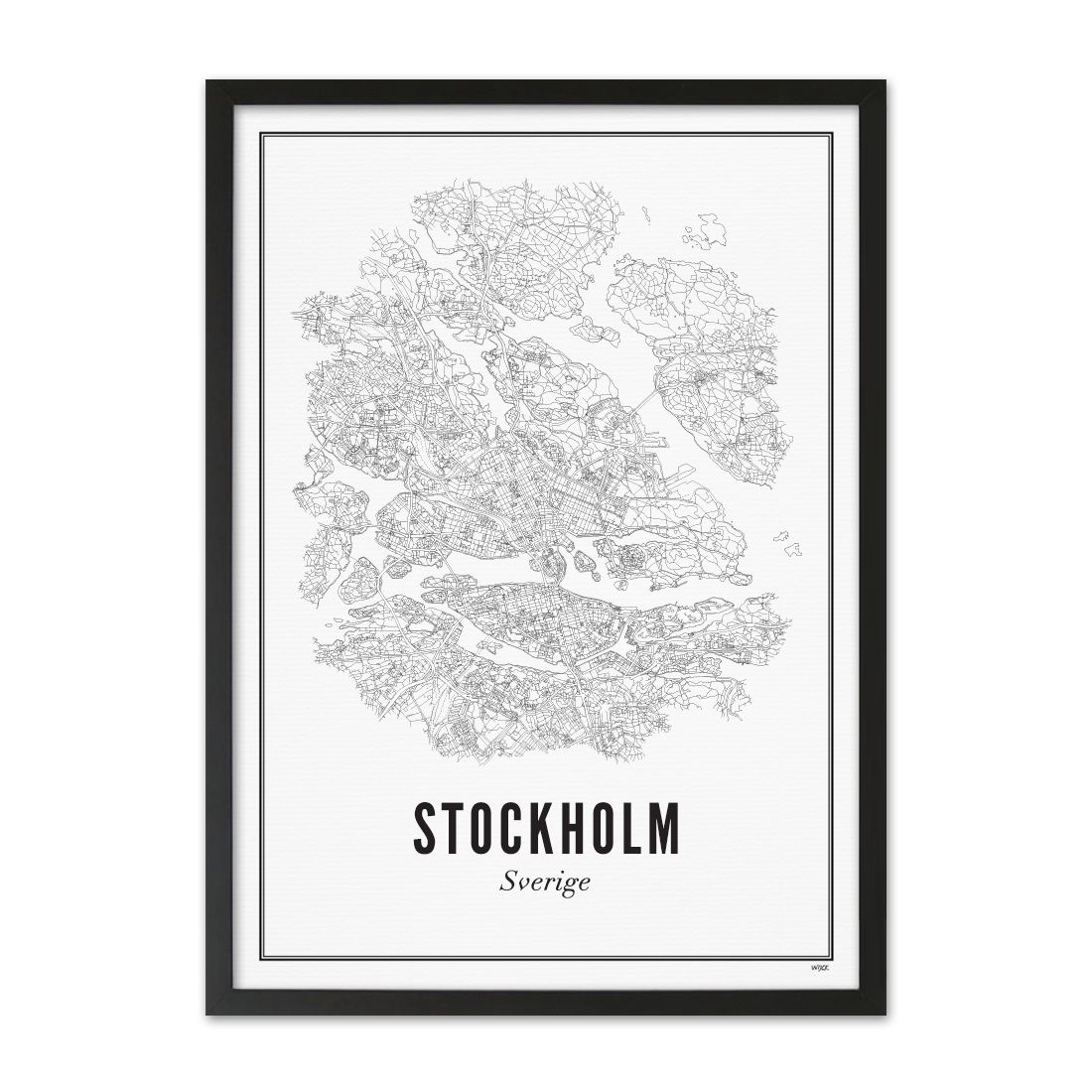 Poster von Stockholm - Sverige | WIJCK.