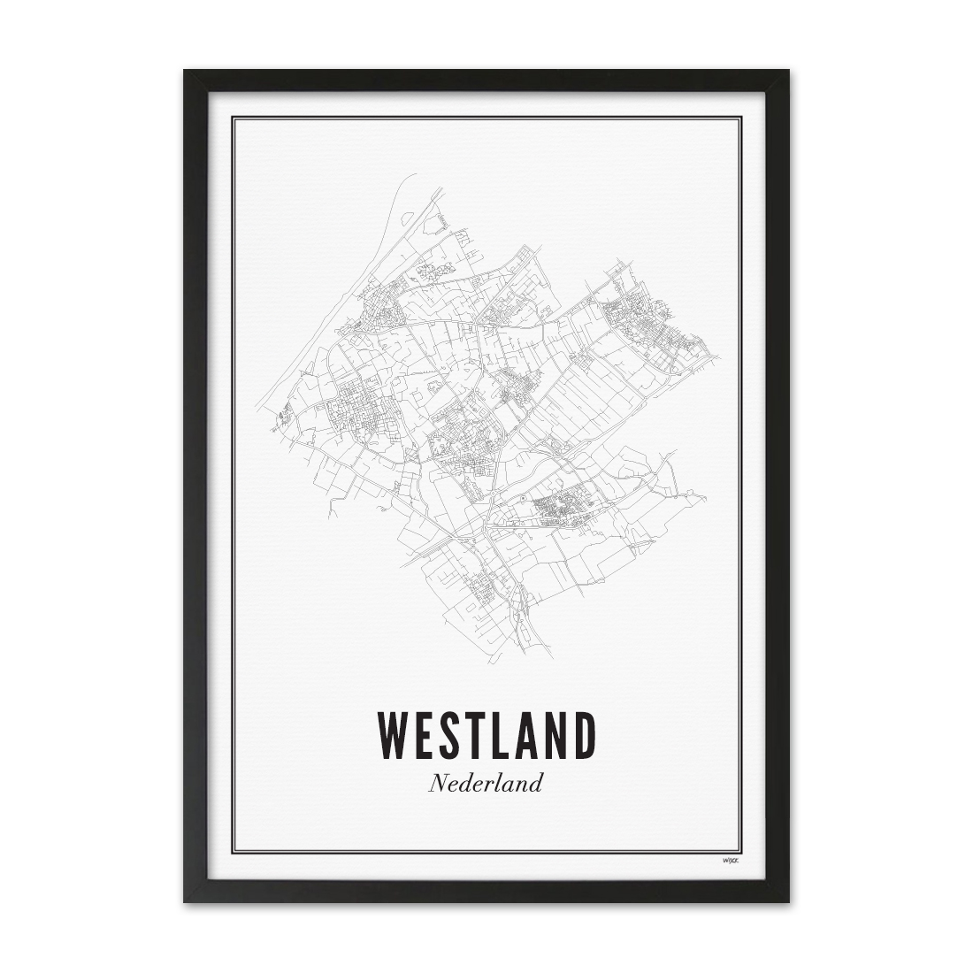 Poster van Westland - City | WIJCK. 