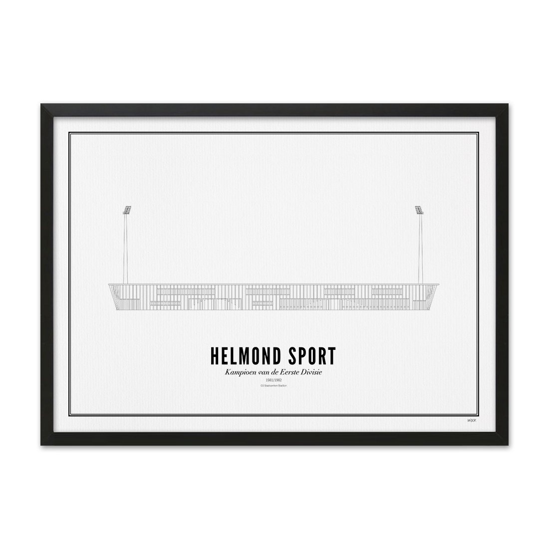 Poster of GS Staalwerken Stadion | WIJCK.