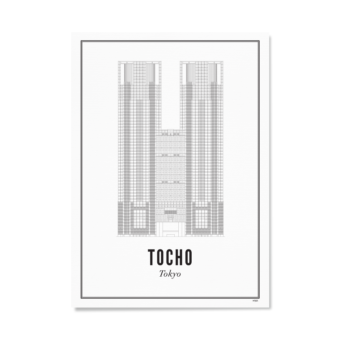 Affiches de Tokyo - Tocho | WIJCK.