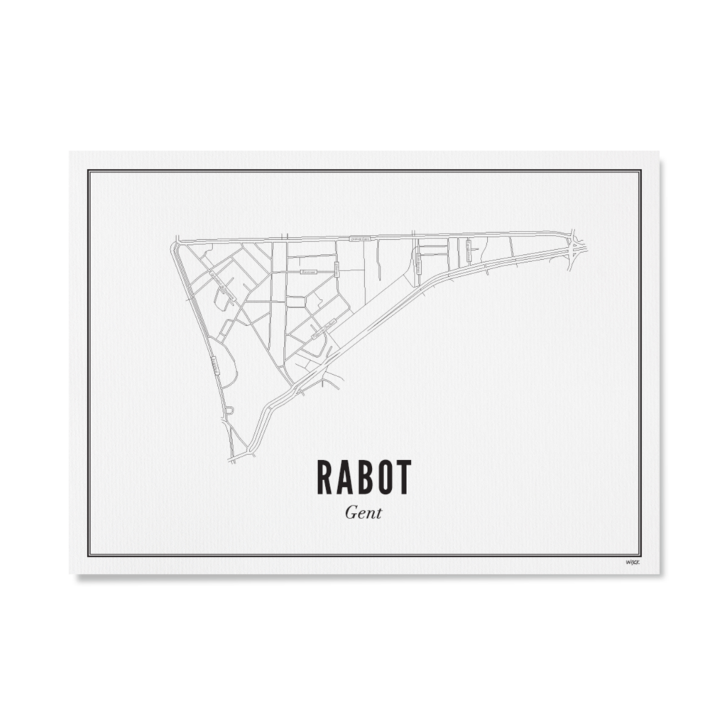 Poster von Ghent - Rabot | WIJCK.