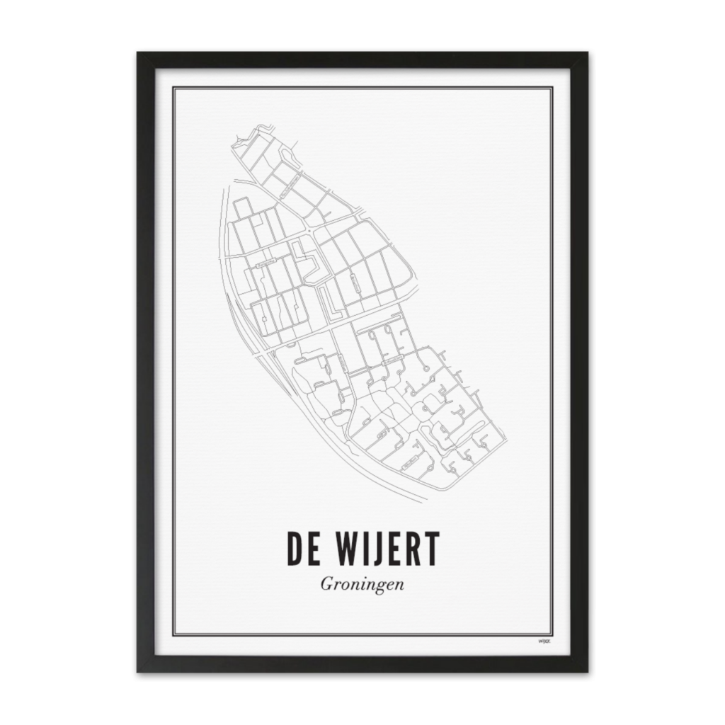 Poster van Groningen - De Wijert | WIJCK. 