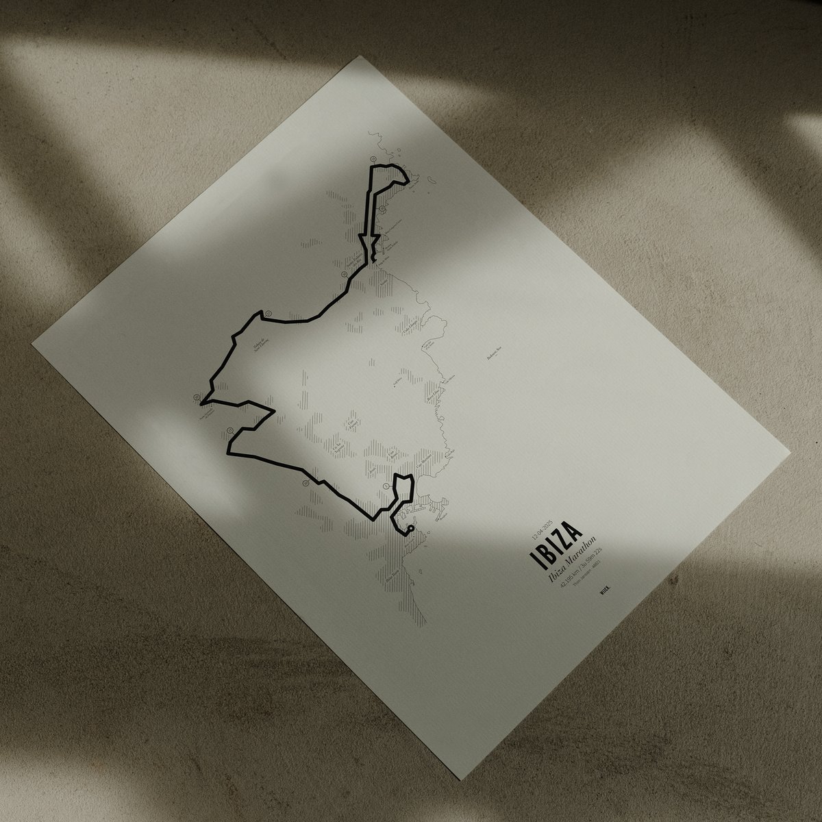Poster von Marathon Ibiza 2025 | WIJCK.