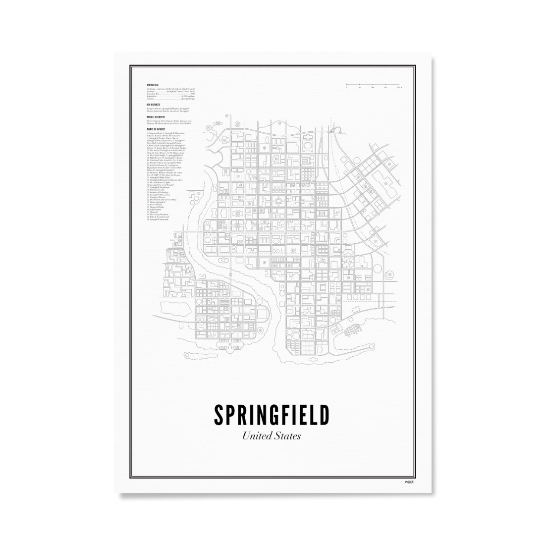 Poster van Springfield | WIJCK. 