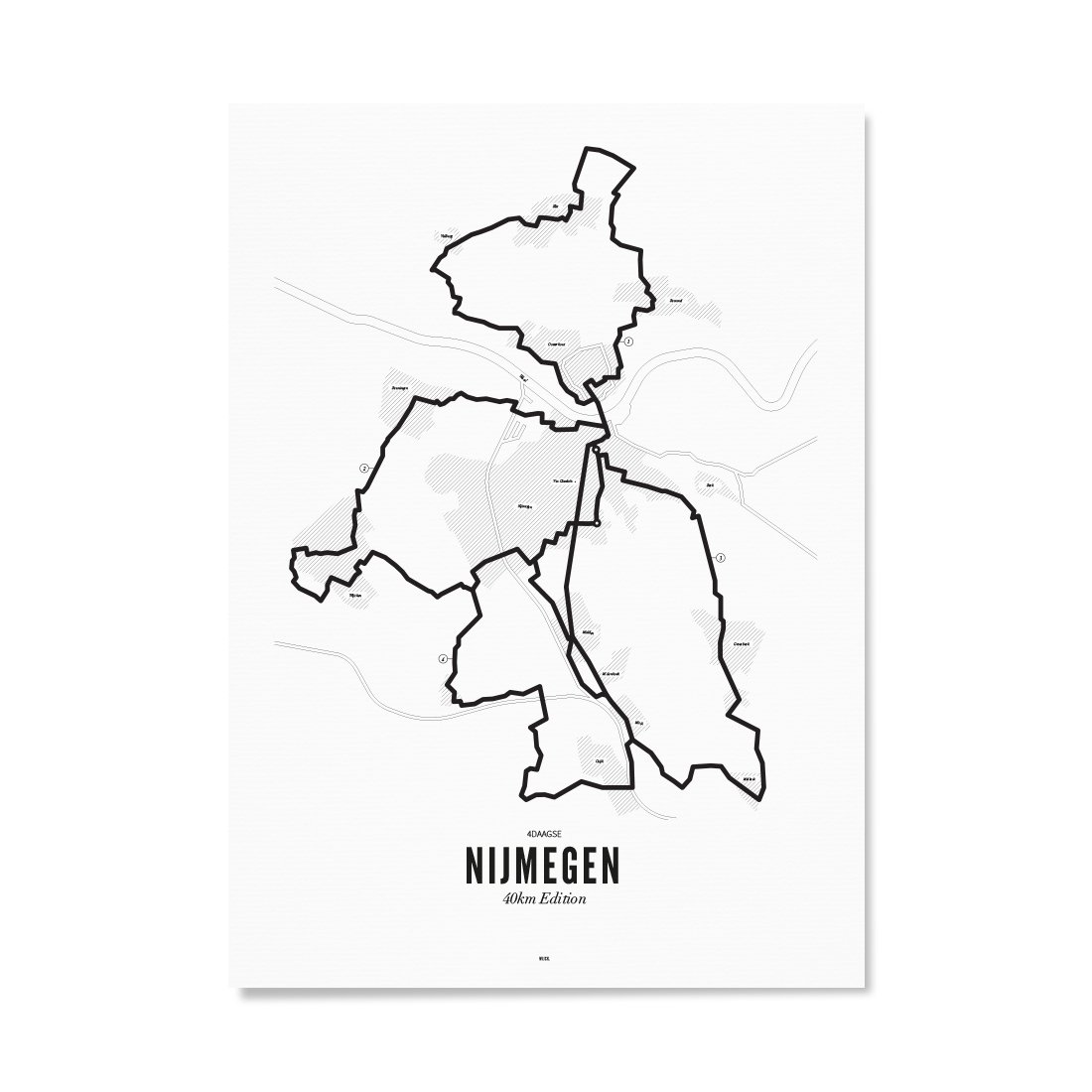 Affiches de Nijmegen - 4Days Marches - 40km | WIJCK.