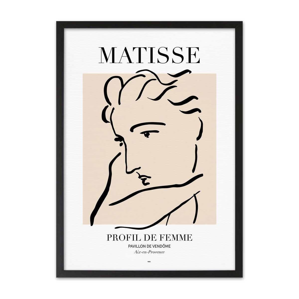 Matisse Profil de Femme Poster | Art Print