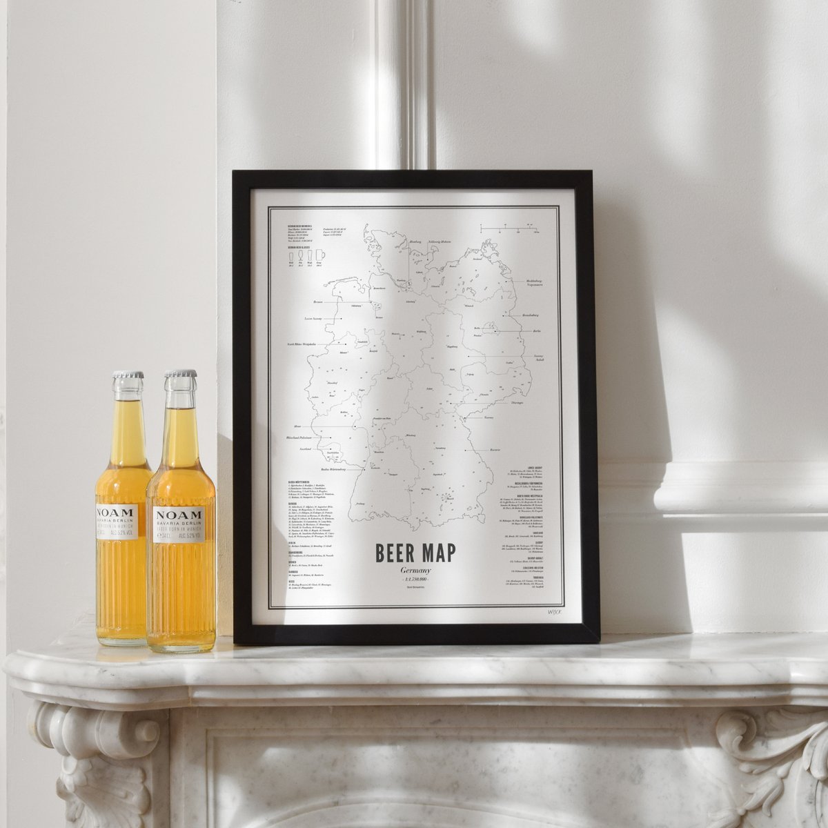 Poster van Bier Poster - Duitsland | WIJCK. 