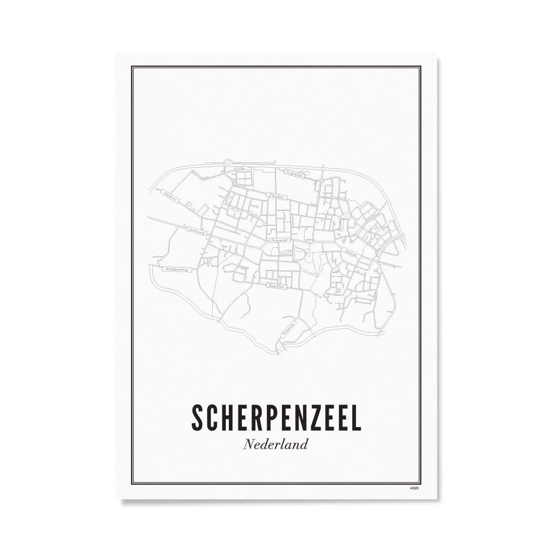 Affiches de Scherpenzeel - Ville | WIJCK.