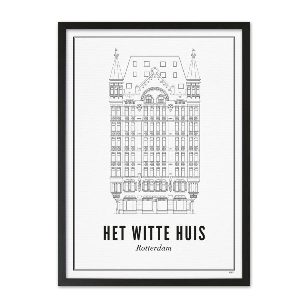 Poster van Rotterdam - Het Witte Huis | WIJCK. 