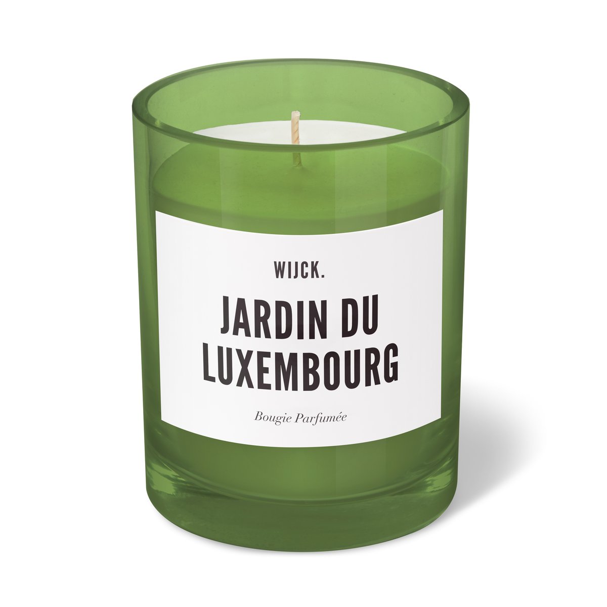 MUHA' Scented candle made of green glass, Mosto Supremo, room fragrance
